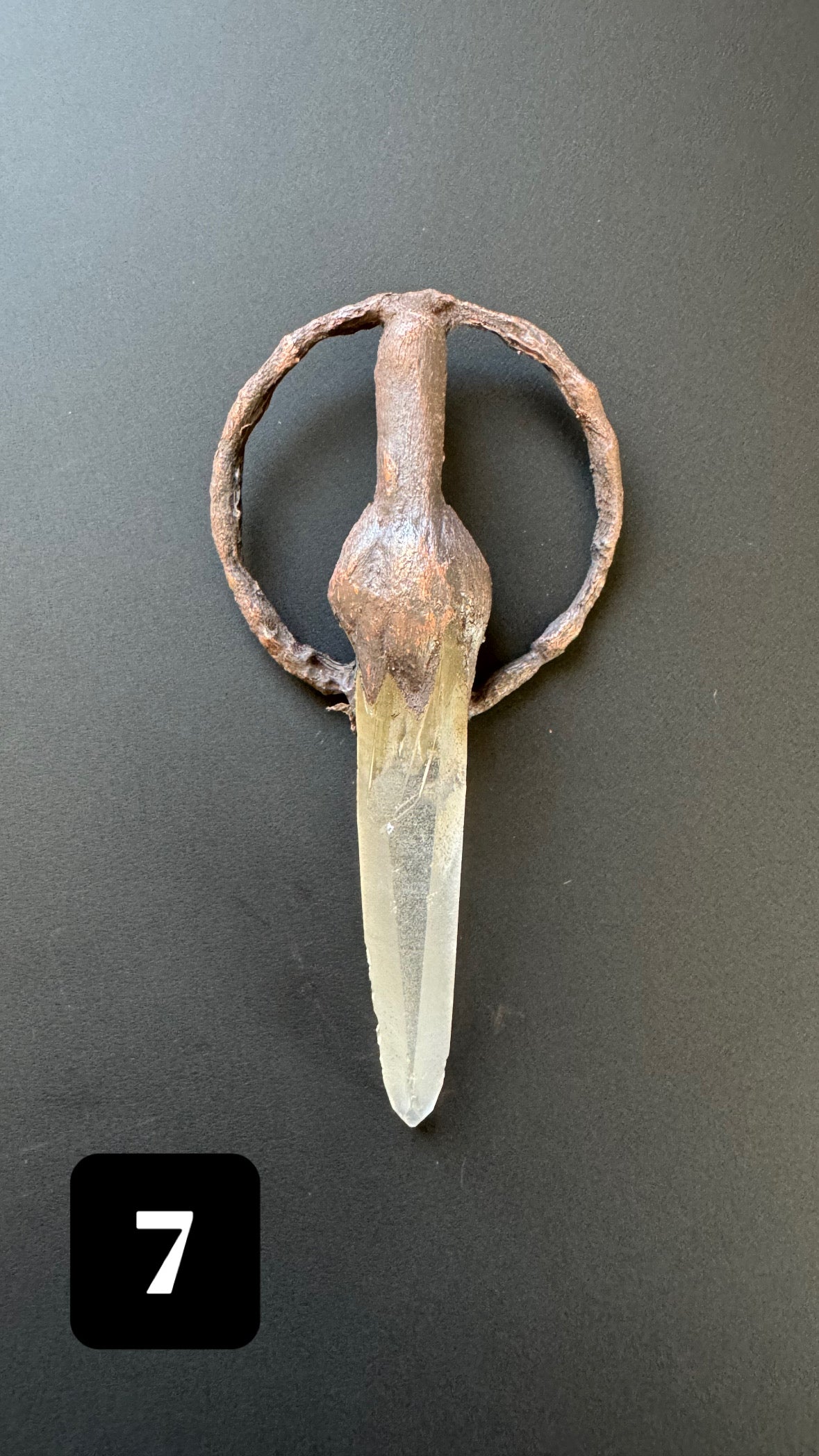 Queen of Swords Lemurian Quarz Kette