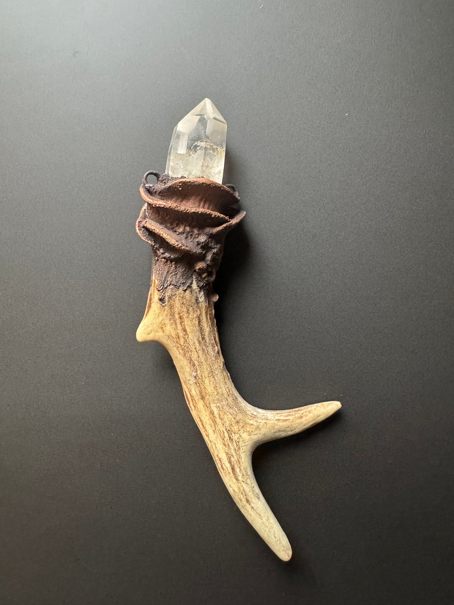 Antler Lemurian Quarz Kette #4