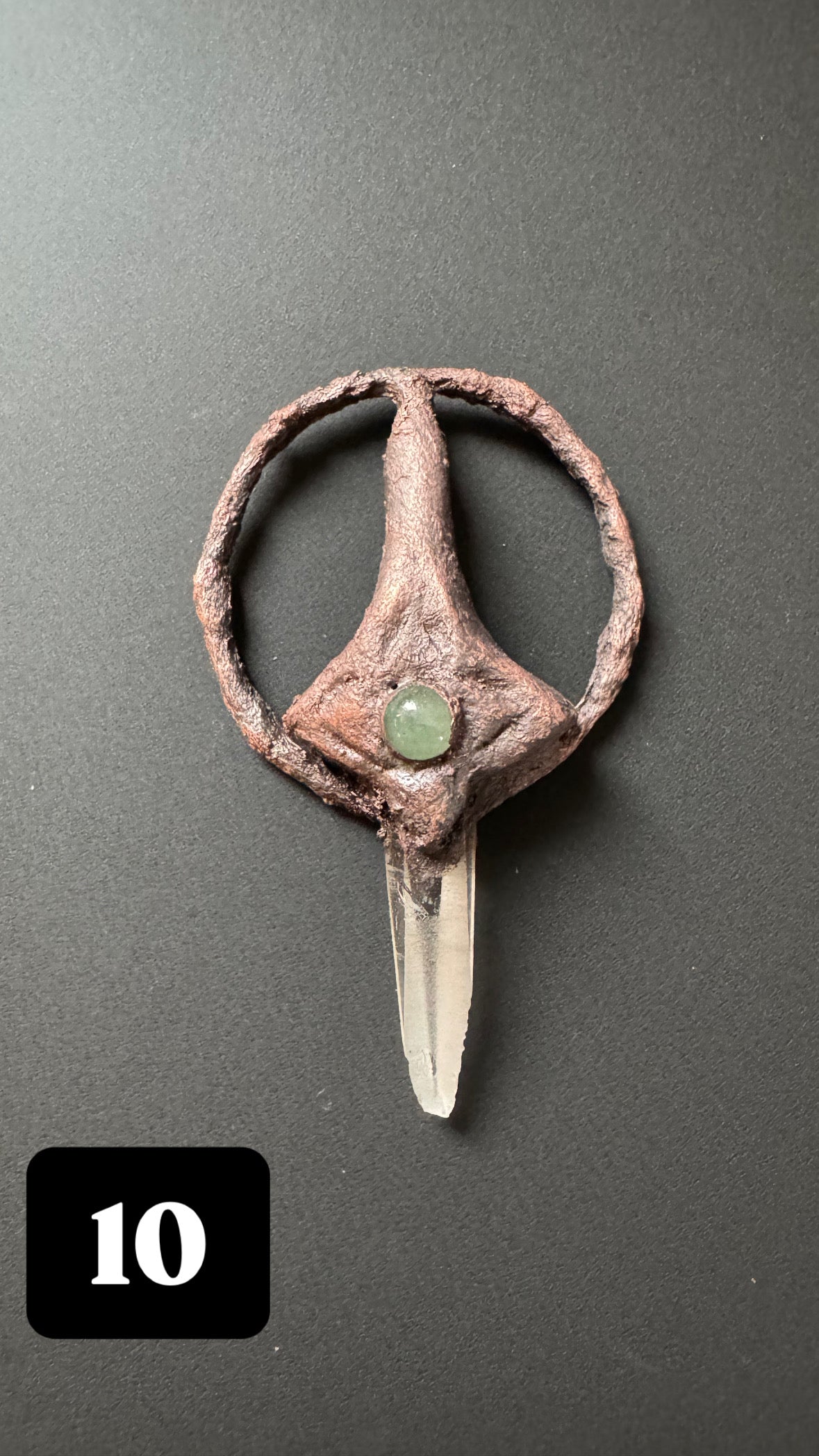 Queen of Swords Lemurian Quarz Kette