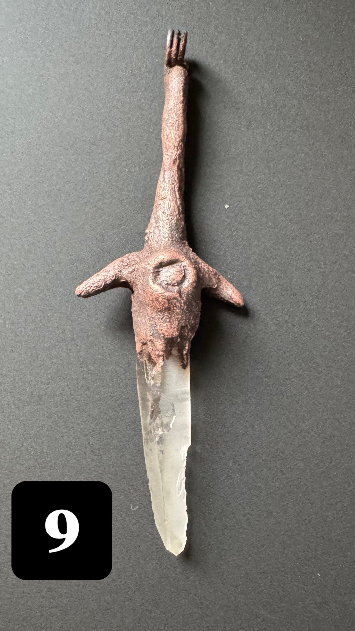 Queen of Swords Lemurian Quarz Kette