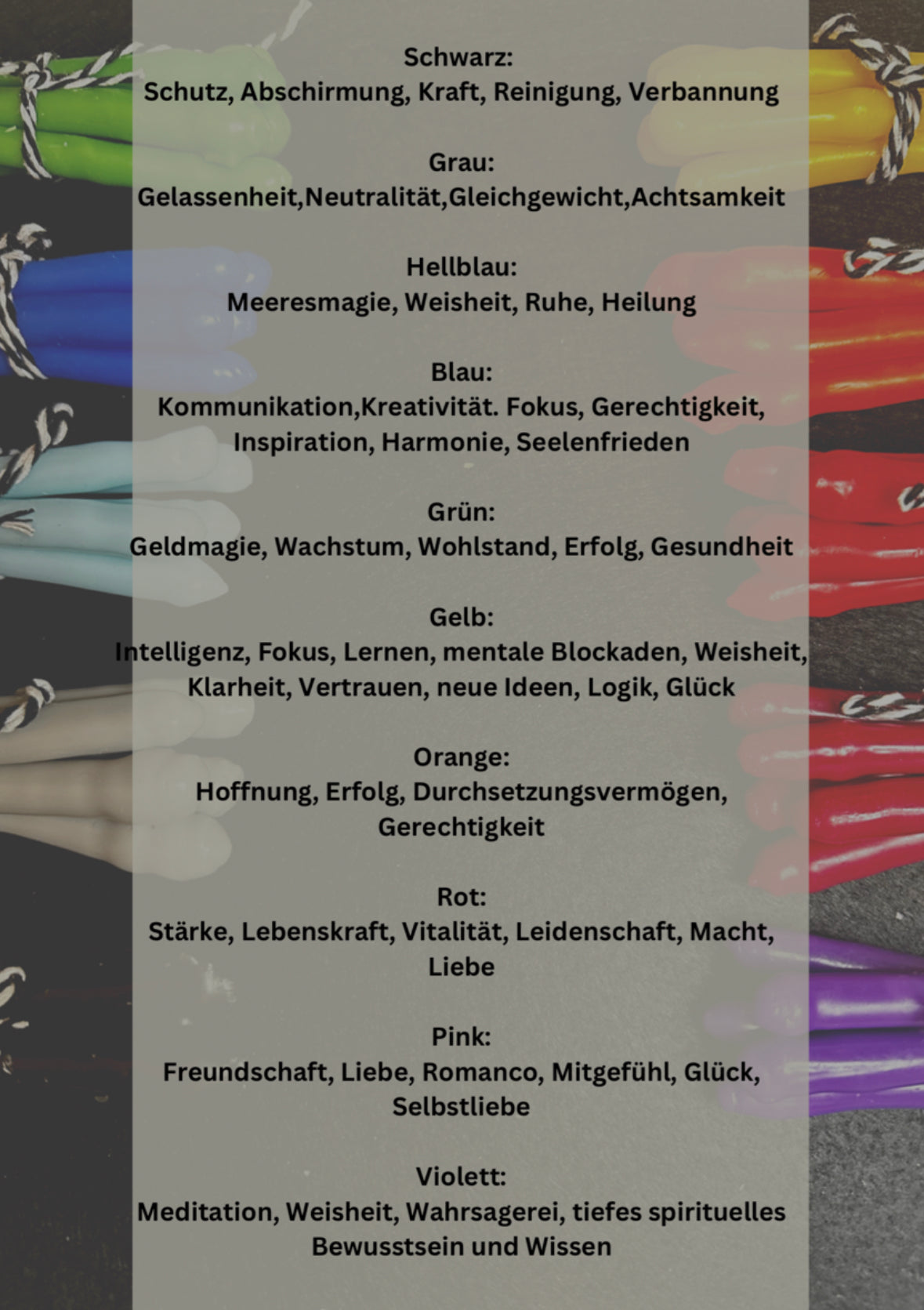 Witch‘s fingers - Spellcandle (5 Stück)