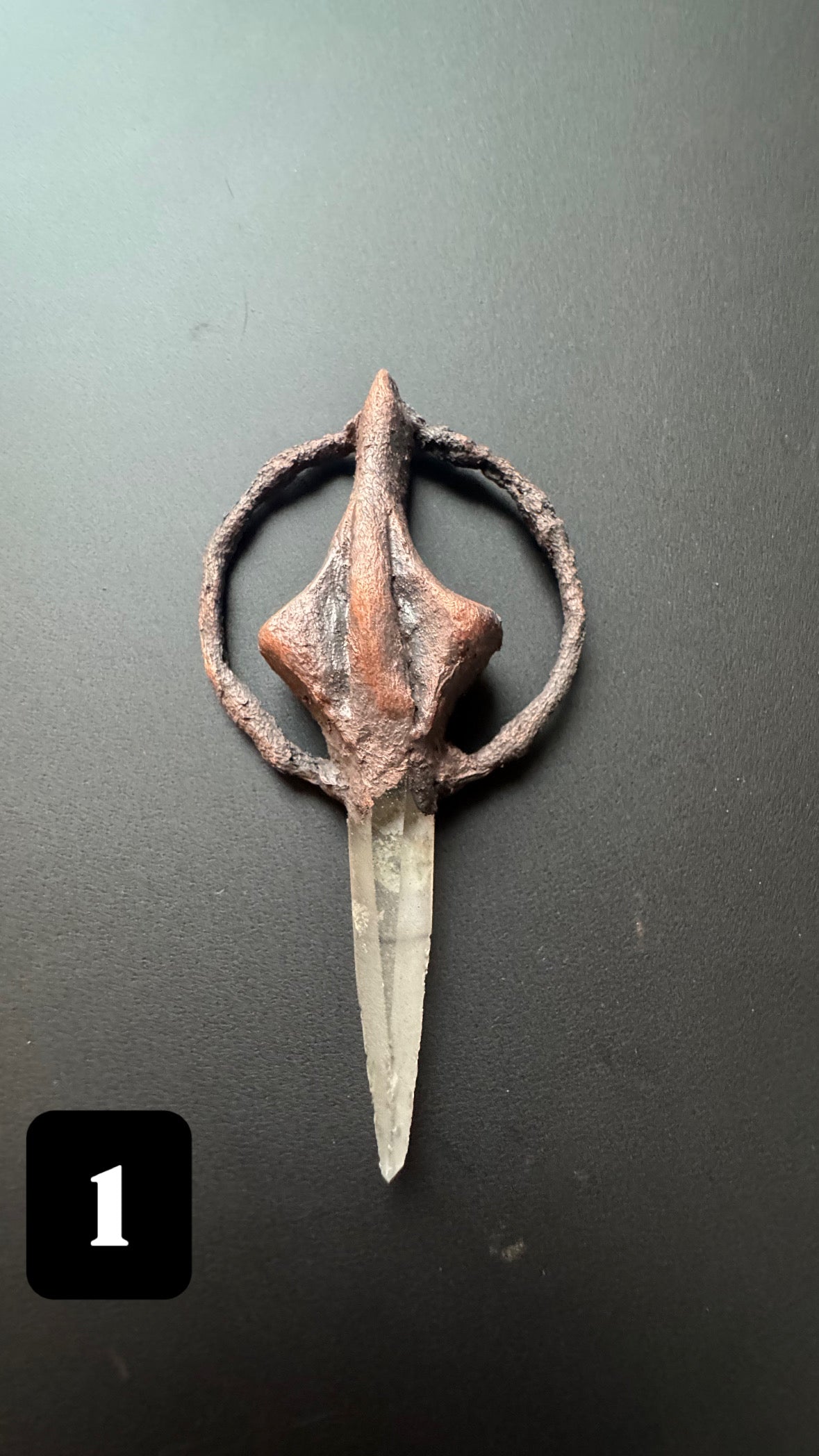 Queen of Swords Lemurian Quarz Kette