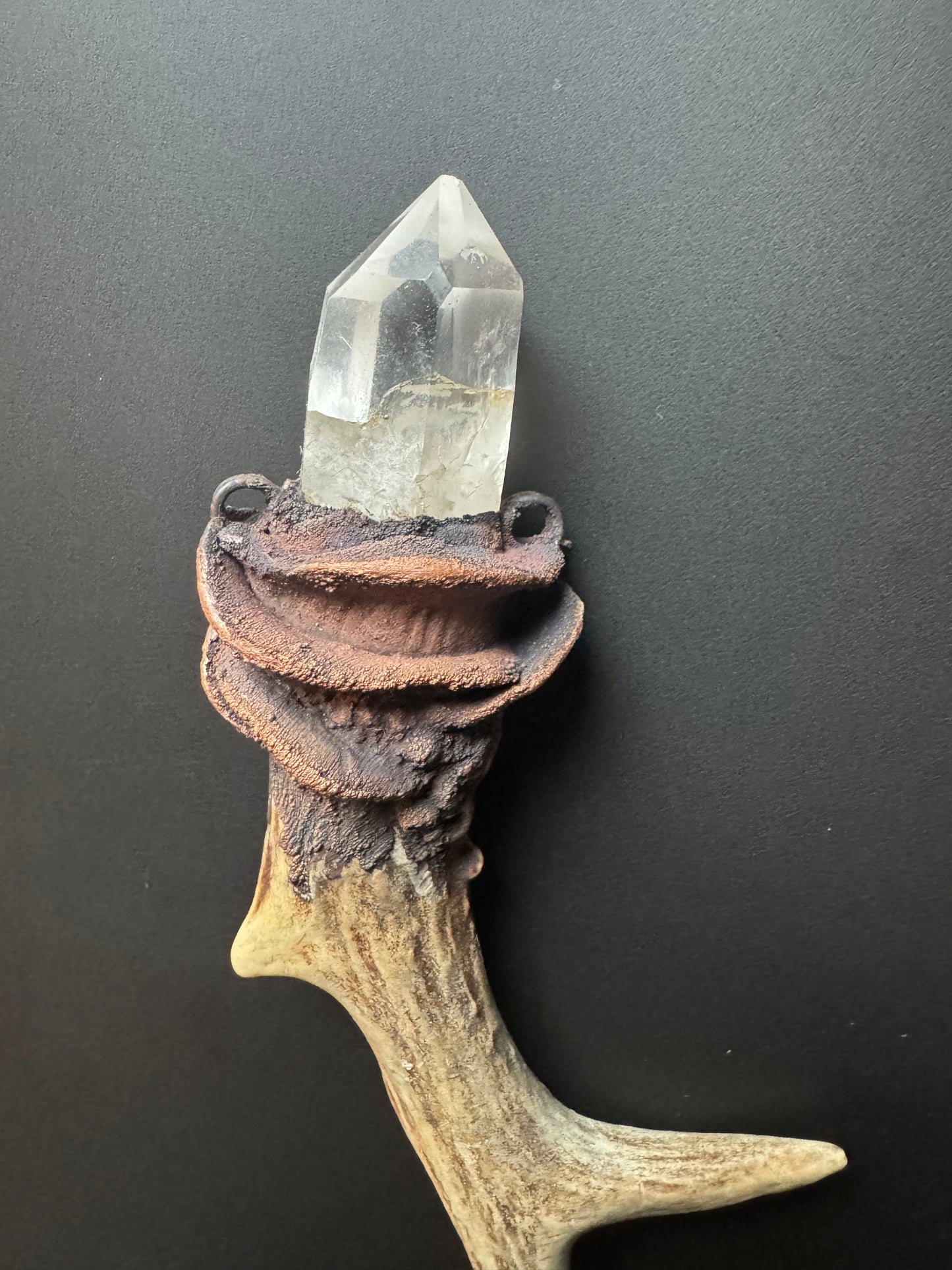 Antler Lemurian Quarz Kette #4
