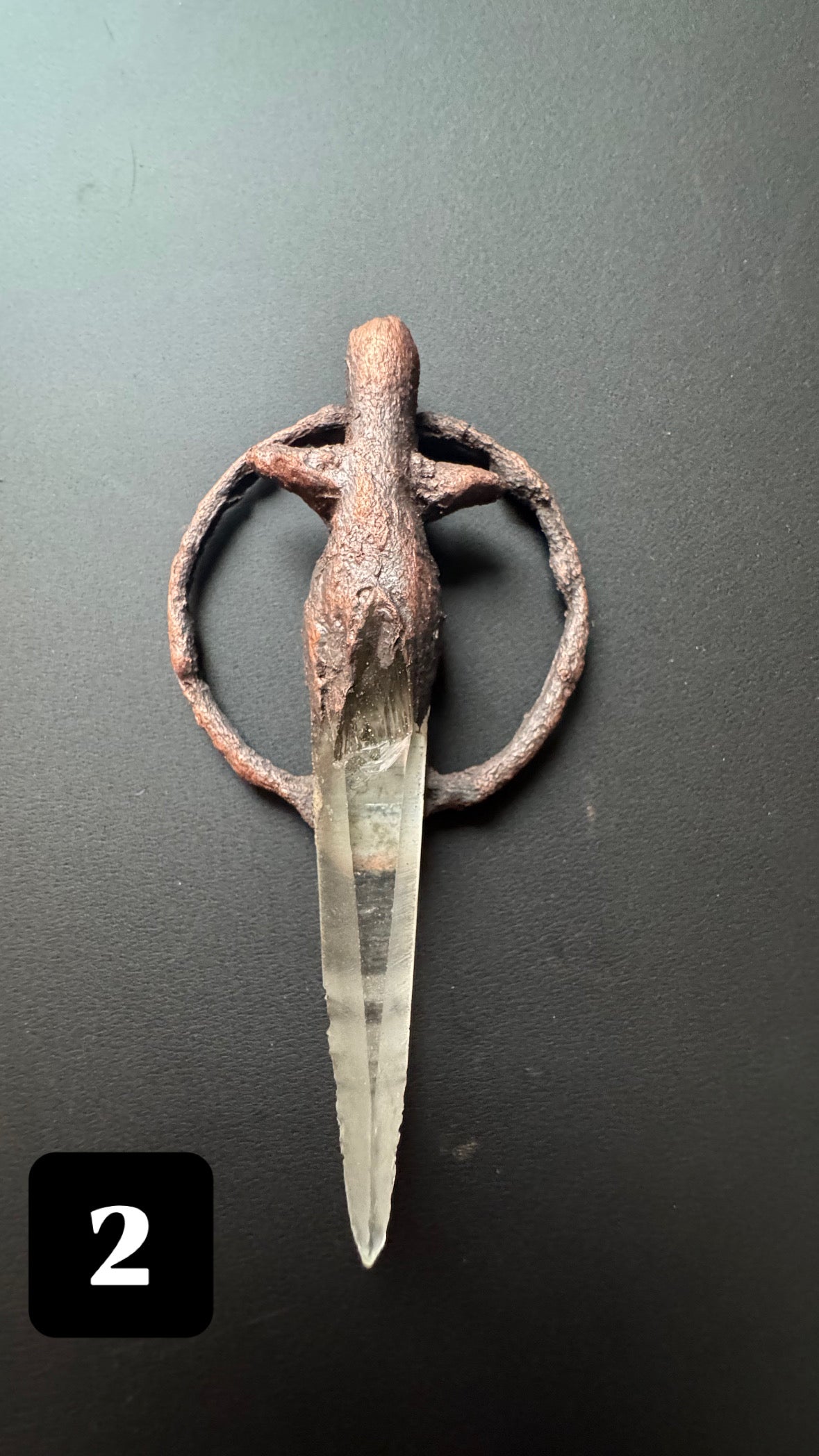 Queen of Swords Lemurian Quarz Kette
