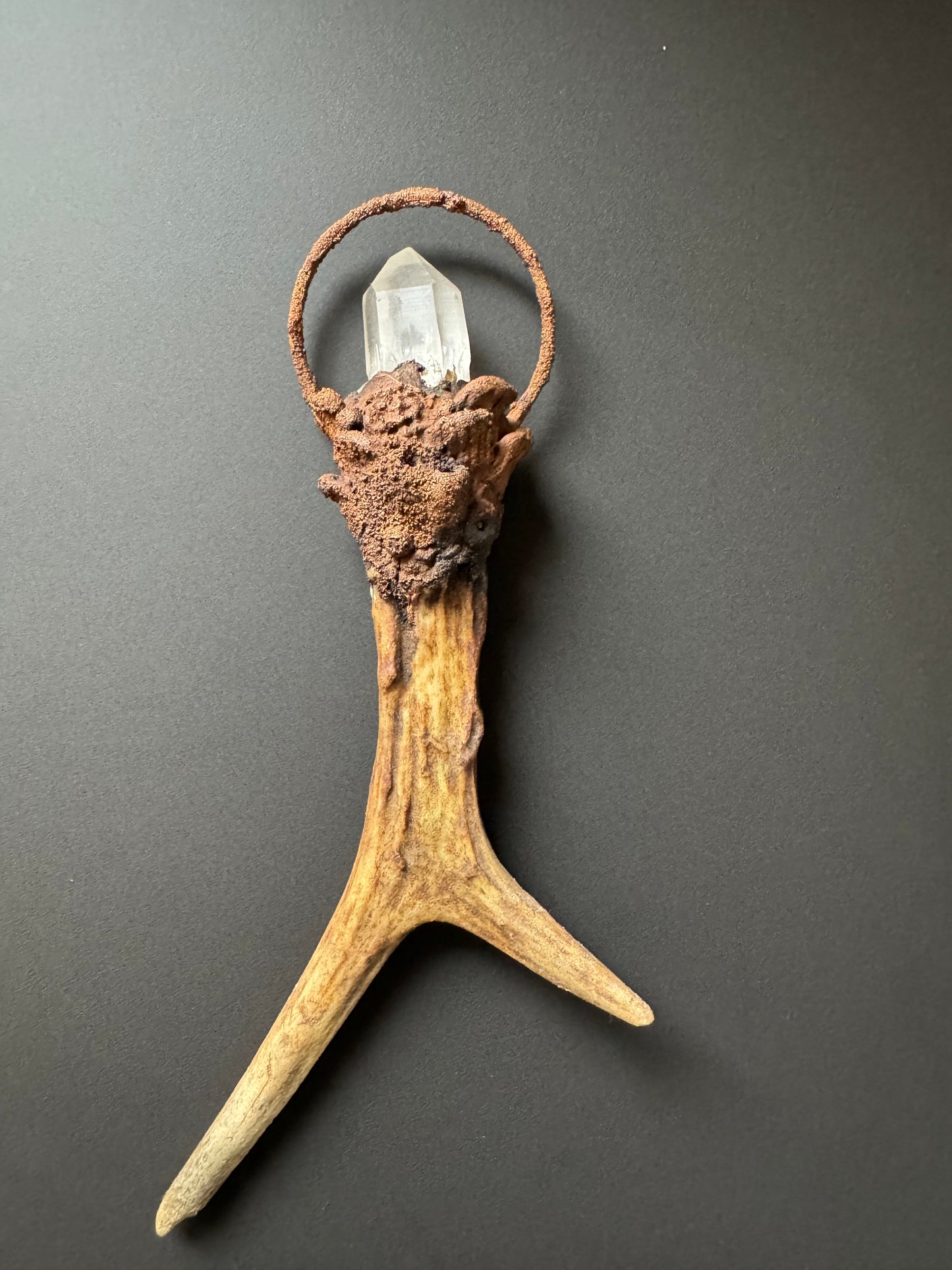Antler Lemurian Quarz Kette #2
