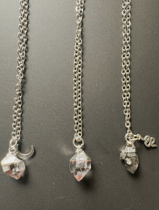 Herkimer Diamant Kette (silber)