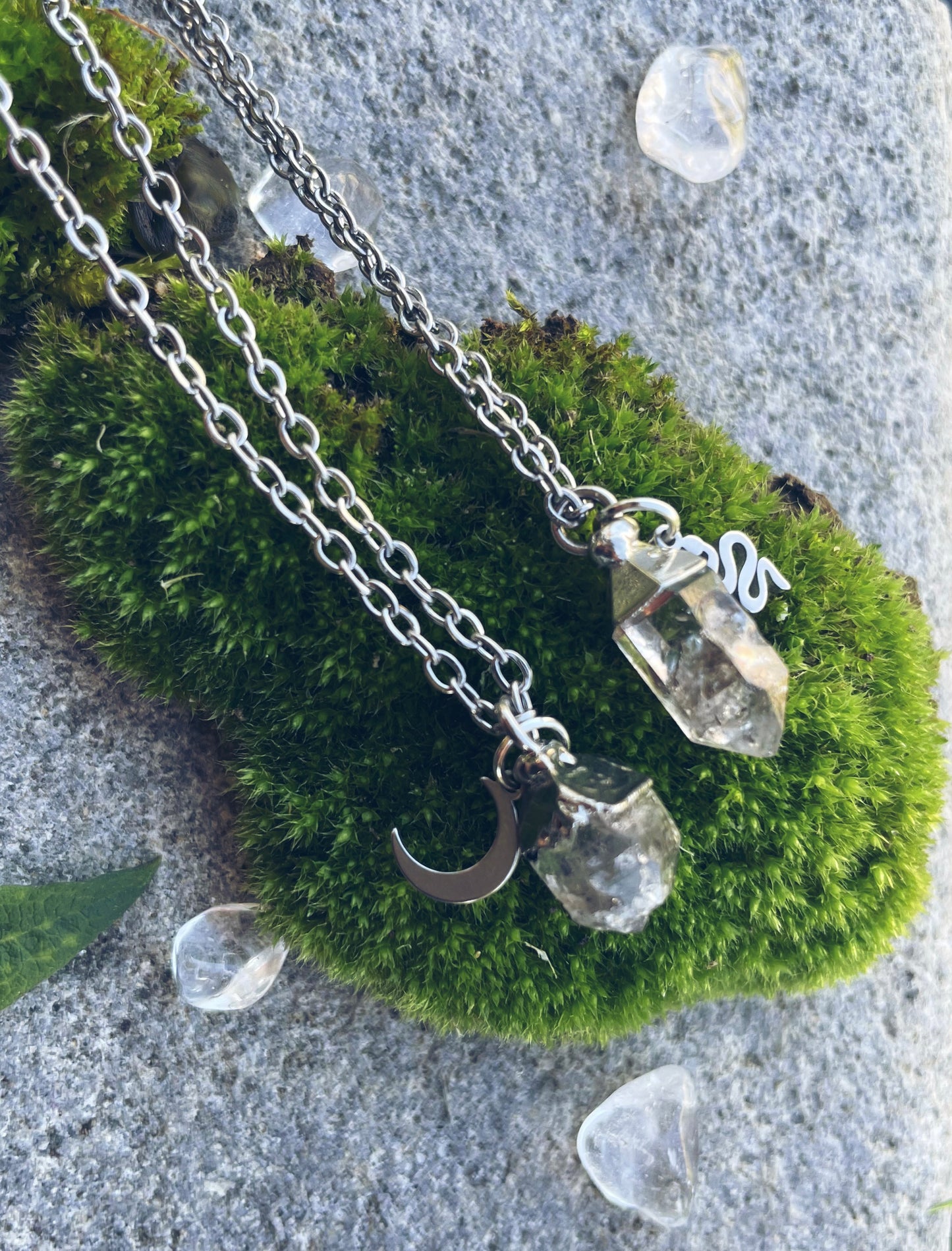 Herkimer Diamant Kette (silber)