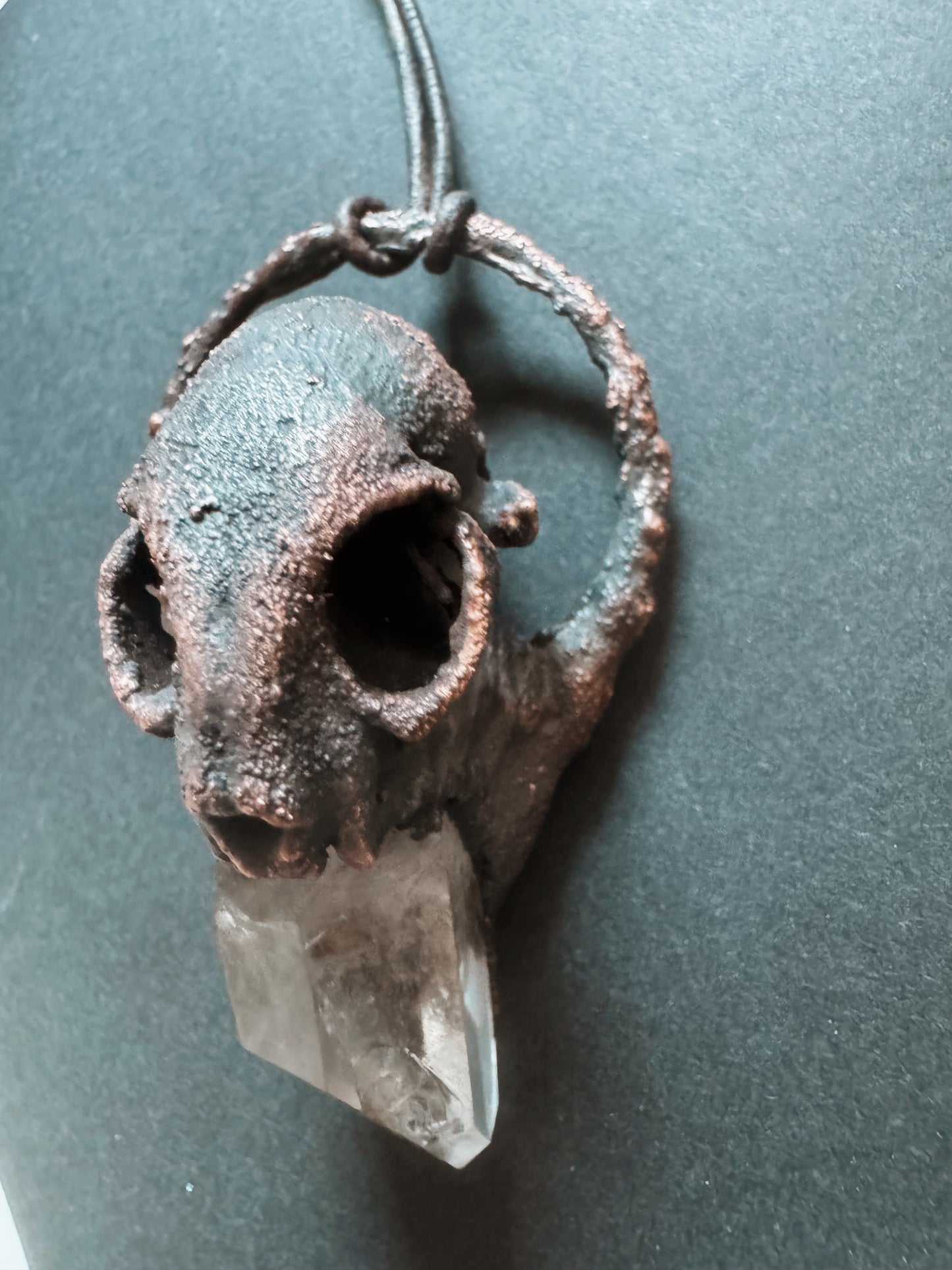 Catskull Lemurian Quarz Kette