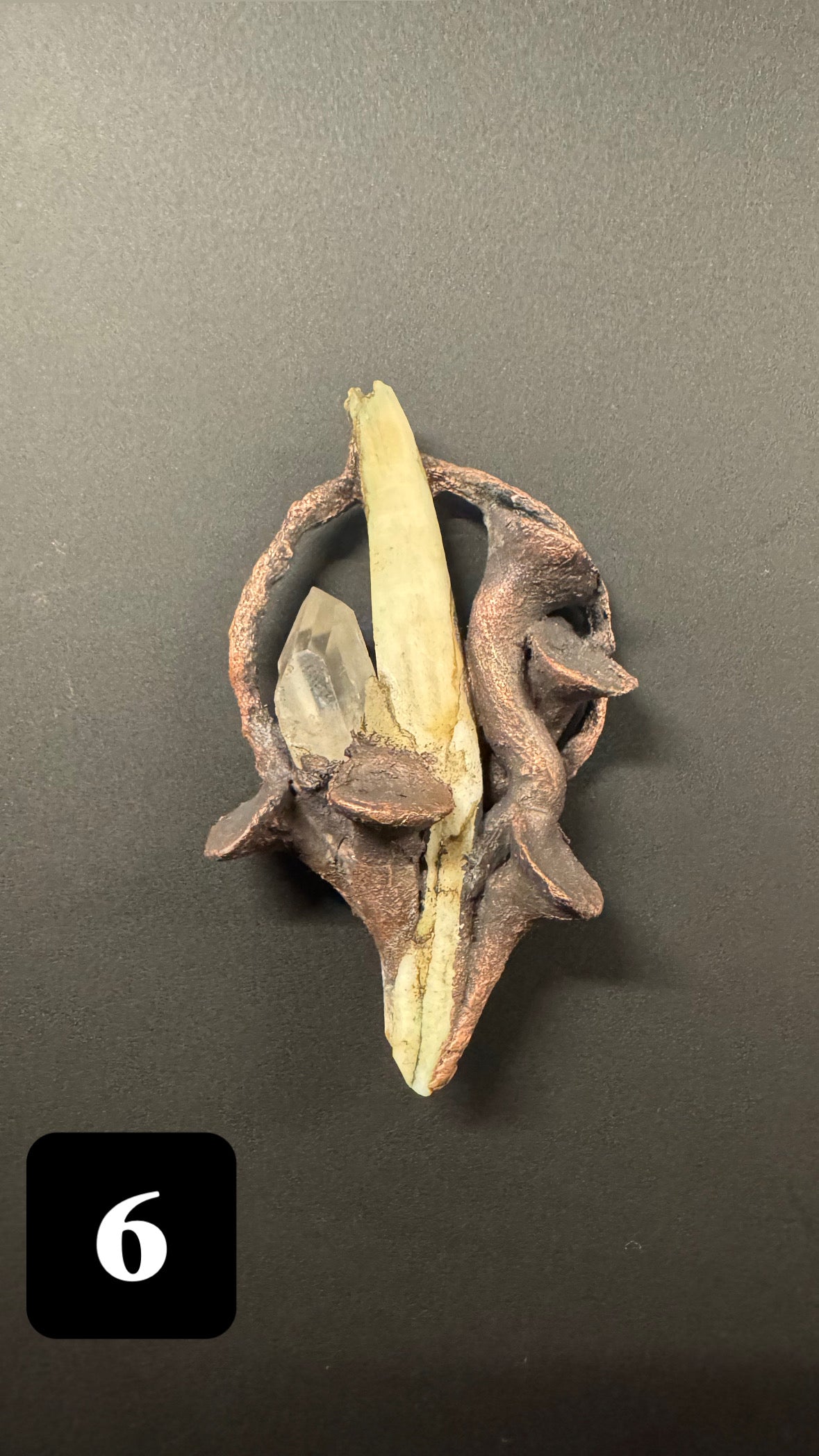 Teeth Lemurian Quarz Kette