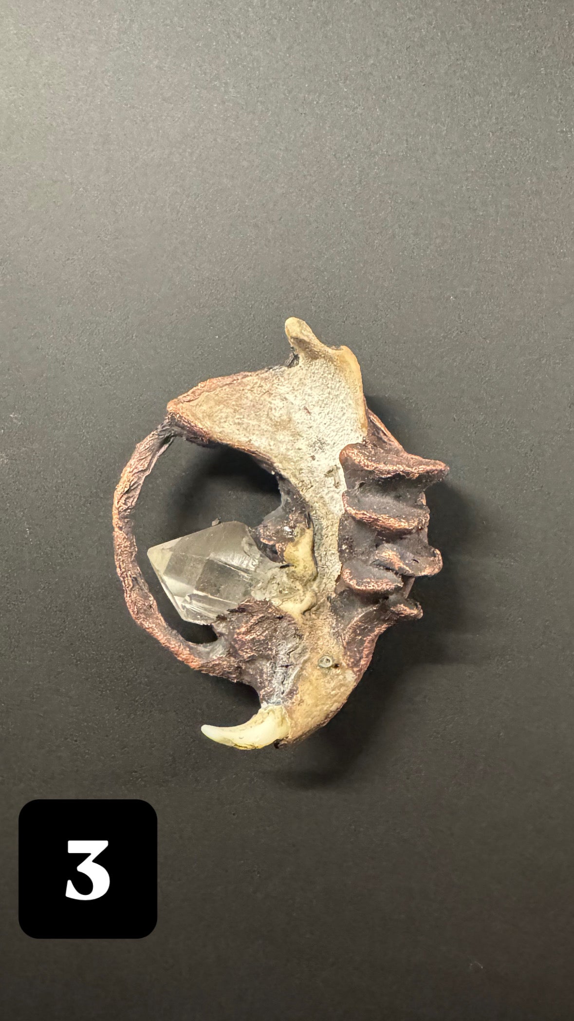Teeth Lemurian Quarz Kette