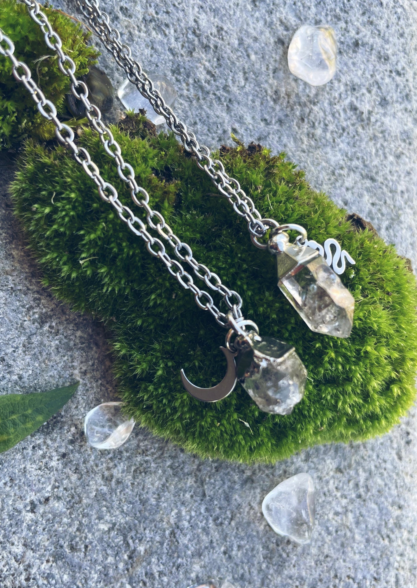 Herkimer Diamant Kette (silber)