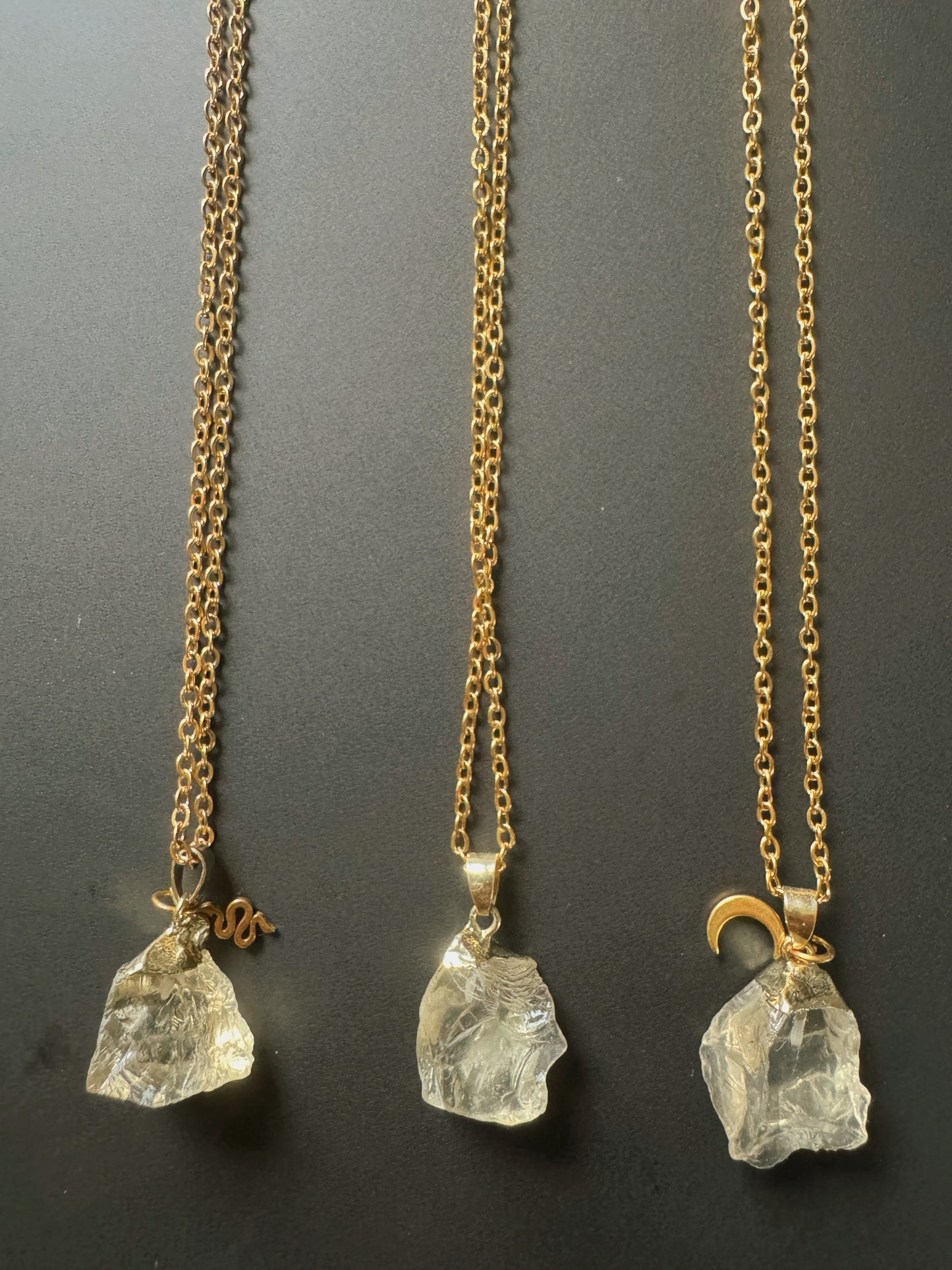 Lemonquarz (roh, gold)